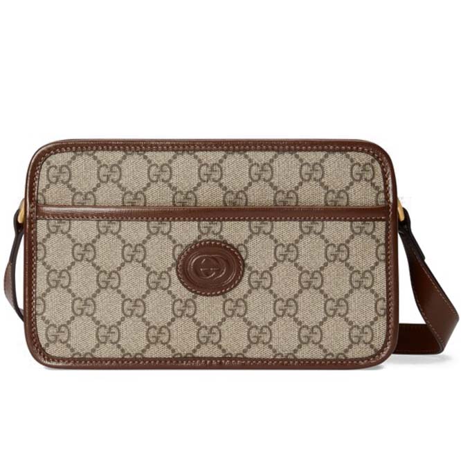 GUCCI MINI BAG WITH INTERLOCKING&G  ‎658572  （22.5*14*7cm）